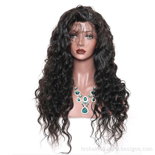 Wholesale Deep Wave Full Lace Wigs Human Hair Lace Front Peruvian Virgin Hair 13x4 Lace Front Wigs for Black Women